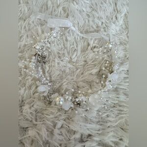 Elegant Pearl and Floral Headband